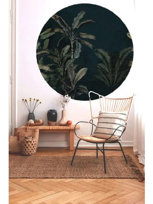 Kt Grup Rüya Ormanı Boho Yuvarlak-Daire Modern Duvar Sticker