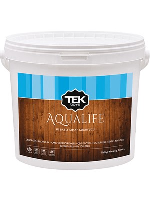 Tek Boya Aqualife Su Bazlı Ahşap Koruyucu