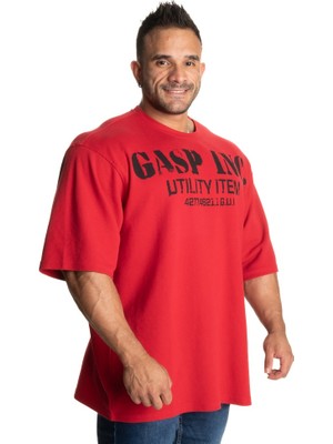 Gasp Iron Thermal Tee, Chili Red