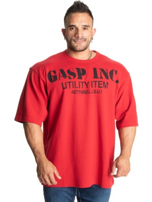 Gasp Iron Thermal Tee, Chili Red