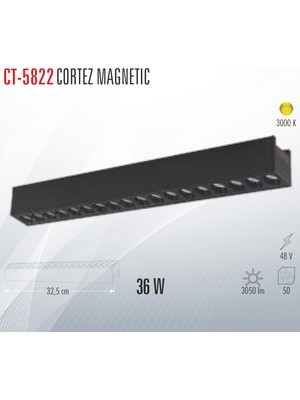 Cata CT-5822 Cortez Magnetıc 36W Ray Armatür