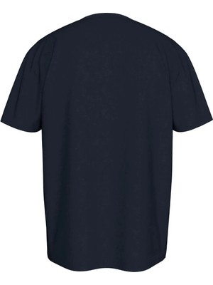 Tommy Hilfiger Erkek Çizgi Logolu T-Shirt