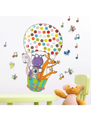 Kt Grup Neşeli Balon Çocuk Odası 100 Parça Sticker Seti