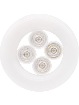 Kornea Store KK-902 E27 Duy 48 Watt Beyaz 4'lü Ufo LED Lamba (K246)