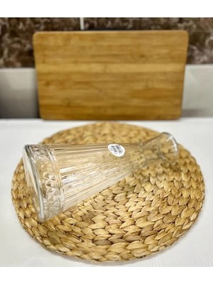 Paşabahçe Cam Silindir Vazo Elsi 26 cm Bambu Kuru Cicek