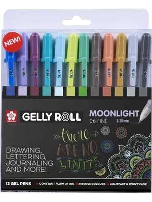 Sakura Gelly Roll Jel Mürekkepli Kalem Seti Moonlight Cosmos Set 12 Renk