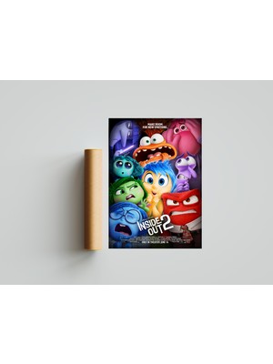 512 Art Design Ters Yüz Film Afiş Poster 30X42 cm Çerçevesiz