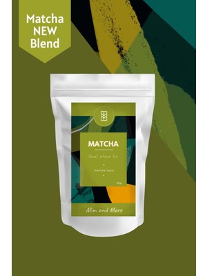 Mim And More 50 gr Saf Matcha Çayı - Gluten İçermeyen, Doğal ve Katkı Maddesi Olmadan Ferahlatıcı Lezzet
