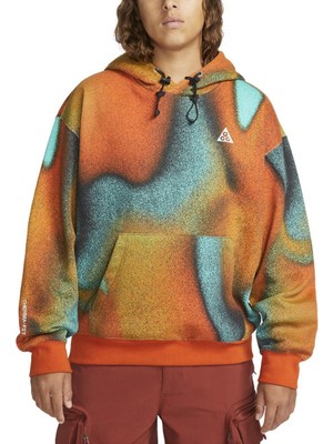 Nike Acg Therma-Fıt "tuff Fleece" Grafik Kapüşonlu Sweatshirt Çok Renkli DQ5789-891