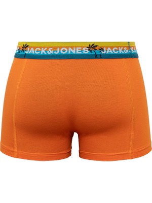 Jack & Jones Erkek Logolu Tekli Boxer - Solid