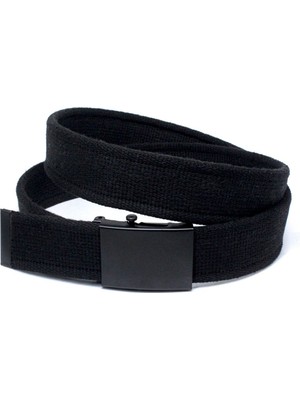 Derikem Siyah Tokalı Kolon Kemeri 4cm Unisex