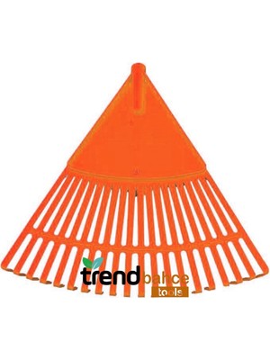 Trend Bahçe Plastik Turuncu Bahçe Tırmığı (1 Adet)
