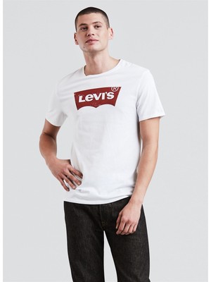 Levi's Levis 17783-0315 Graphic Set-In Neck Grap Yuvarlak Yaka Kısa Kollu Baskılı Beyaz Erkek T-Shirt Beden: Xl