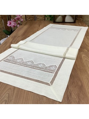 Oya Home Iğne Oya Dantelli RANIR-45*150 cm