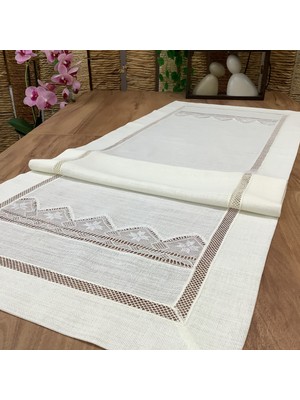 Oya Home Iğne Oya Dantelli RANIR-45*150 cm