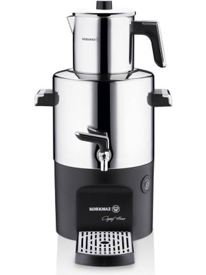 Korkmaz Çayşef Home Semaver 1.3 L Çelik Malzeme ile Parlak Tasarım 2000 Watt