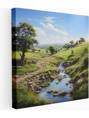 Painted Anarchy Sakin Çayırlar Kanvas Tablo, 30 x 30 cm