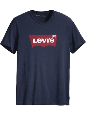 Levi's Levis Erkek Lacivert Bisiklet Yaka T-Shirt Beden: S