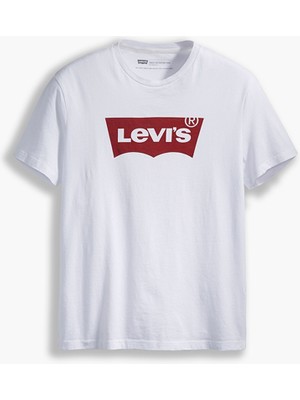 Levi's Levis 17783-0314 Bisiklet Yaka Standart Baskılı Beyaz Erkek T-Shirt Beden: S