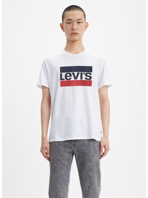 Levi's Levis Bisiklet Yaka Beyaz Erkek T-Shirt Beden: 2xl