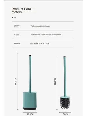 Tpr Tuvalet Fırçası, Uzun Saplı Tuvalet Fırçası ile Tabansız Yumruk ile (Yurt Dışından)
