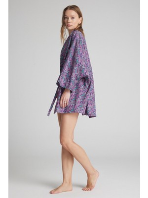 Christina's Storm Purple Paisley Limited Edition Kimono