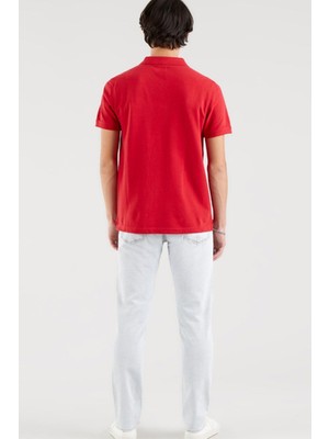 Levi's Polo Yaka Relaxed Fit Kısa Kollu Kırmızı Erkek Pamuk T-Shirt - A0229-0009