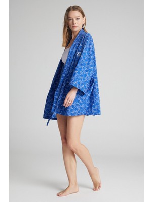 Christina's Storm Royal Blue Paisley Limited Edition Kimono