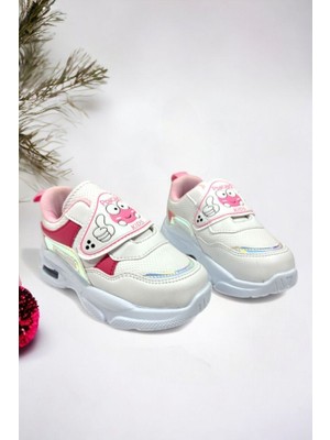 Memory Foam Tabanlı Işıklı Kız Çocuk Bebek Spor Sneakers