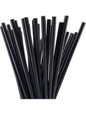 Kraft Alenked Ekonomik Siyah Frozen Pipet 22 cm 100'LÜ