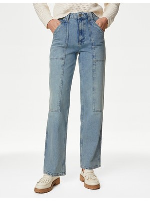 Marks & Spencer Straight Leg Jean Kargo Pantolon
