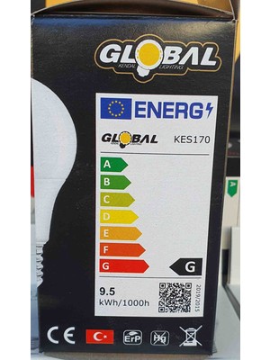 Global 9.5W LED Ampül Gün Işığı Global 10'lu Paket