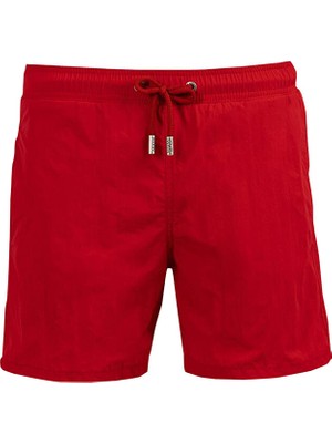 Miami Beach 540 Kırmızı Naylon Sort 540-KIRMIZI-NAYLON-SORT Erkek Şort Mayo Kırmızı