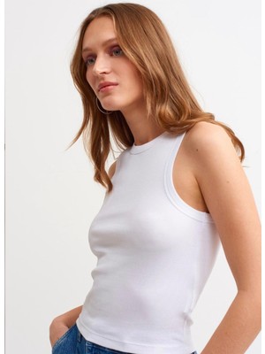 Actiwear Kadın Halter Yaka Fitilli Atlet Nefes Alabilir Kumaşla Spor Aktiviteleri İçin