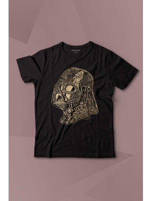 Kendim Seçtim Star Wars Darth Vader Anakin Skywalker Baskılı Çocuk Tişört Kısa Kollu
