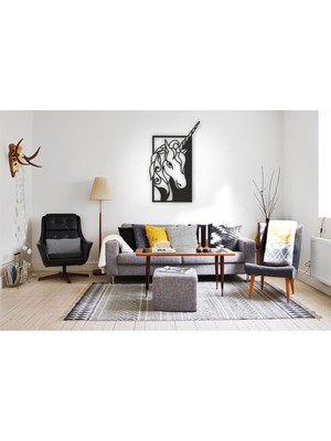 Elf Reklam Tek Boynuzlu At Tablo Ahşap Mdf Lazer Kesim