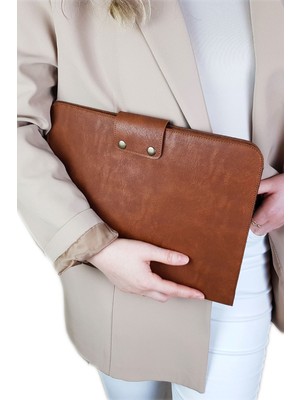 Vardo 1'li Ingrıd 34X24,5 cm Macbook Air/pro 13-14 Inç, Ipad Organizer Notebook & Evrak & Tablet Çantası