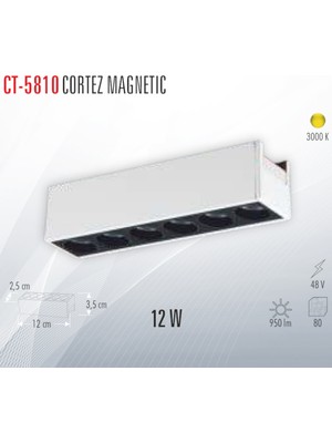 Cata CT-5810 Cortez Magnetıc 12W Ray Armatür