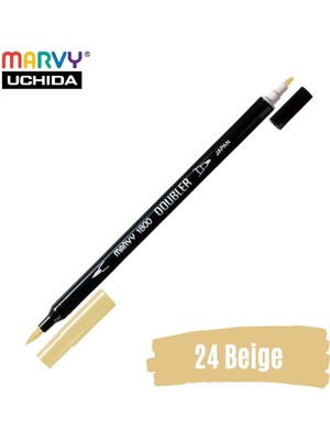 Marvy Artist Brush Pen 1800 Çift Taraflı Firça Uçlu Kalem 24 Beige