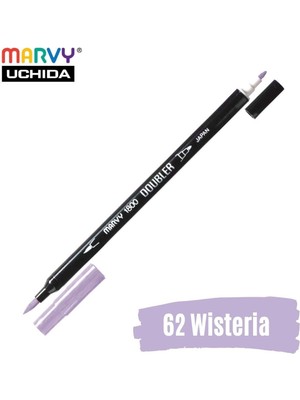 Marvy Artist Brush Pen 1800 Çift Taraflı Firça Uçlu Kalem 62 Wisteria