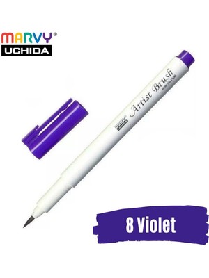 Marvy Artist Brush Pen 1100 Firça Uçlu Kalem 08 Violet