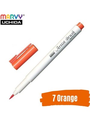 Marvy Artist Brush Pen 1100 Firça Uçlu Kalem 07 Orange