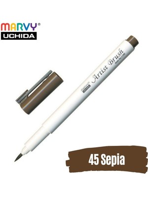 Marvy Artist Brush Pen 1100 Firça Uçlu Kalem 45 Sepia
