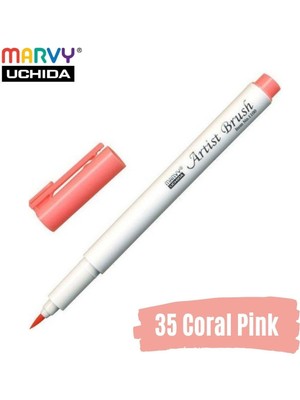 Marvy Artist Brush Pen 1100 Firça Uçlu Kalem 35 Coral Pink