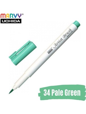 Marvy Artist Brush Pen 1100 Firça Uçlu Kalem 34 Pale Green