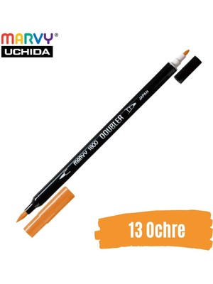 Marvy Artist Brush Pen 1800 Çift Taraflı Firça Uçlu Kalem 13 Ochre