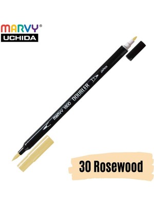 Marvy Artist Brush Pen 1800 Çift Taraflı Firça Uçlu Kalem 30 Rosewood
