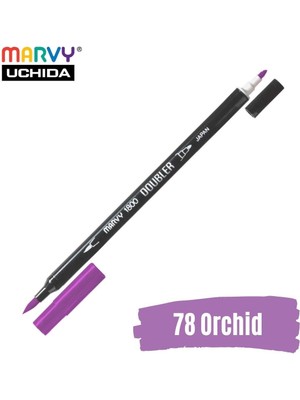 Marvy Artist Brush Pen 1800 Çift Taraflı Firça Uçlu Kalem 78 Orchid