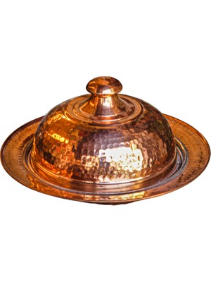 Antep Sepeti Bakır Dövme Klasik Sunumluk Sahan