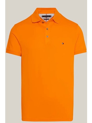 Tommy Hilfiger Erkek Polo Heren Turuncu T-Shirt